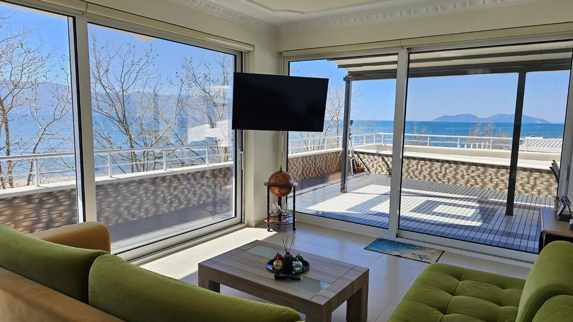 Båthotell Tranquil Apartment For Six Guests Vlorë